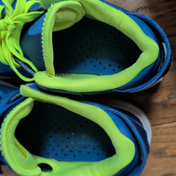 Nike LeBron 8 V2 Low Sprite Blue & Neon Green Athletic Basketball Shoes - Picture 12 of 13